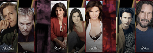Imagem para Antes e depois: Artistas de cinema